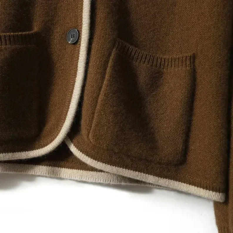 Cardigan Damen mit Knopfleiste und Taschen - J&B - 8 - Jasminaboutique.com