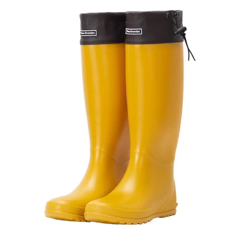 Gummistiefel Damen mit hohem Schaft und dicker Sohle - J&B - 8 - Jasminaboutique.com