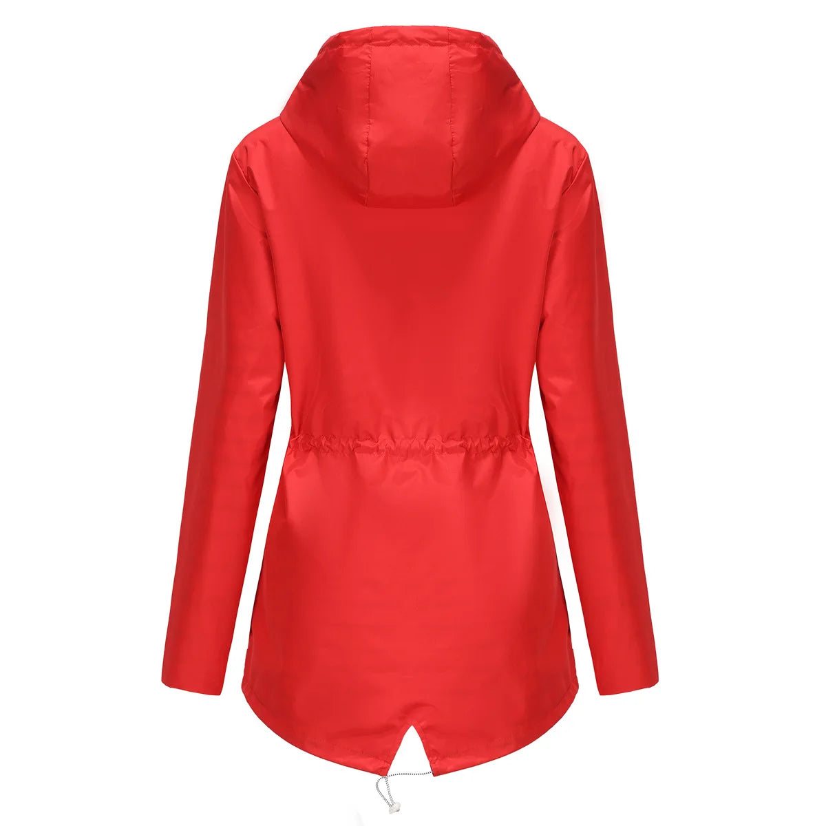 Damen Jacke mit Taillenzug und Kapuze - J&B - 2 - Jasminaboutique.com