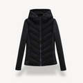 Damen Jacke mit Kapuze und Chevron-Schnitt - J&B - 3 - Jasminaboutique.com