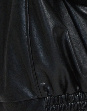 Lederjacke Damen mit lässigem Schnitt und weitem Kragen - J&B - 9 - Jasminaboutique.com