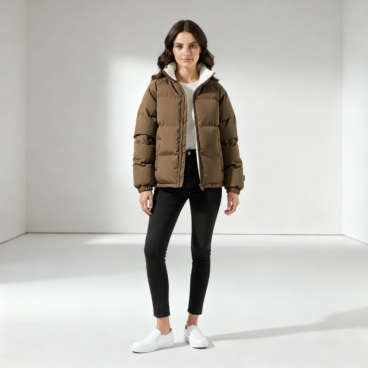 Damen Winterjacke mit Kapuze und weich gefüttertem Innenfutter - J&B - 6 - Jasminaboutique.com