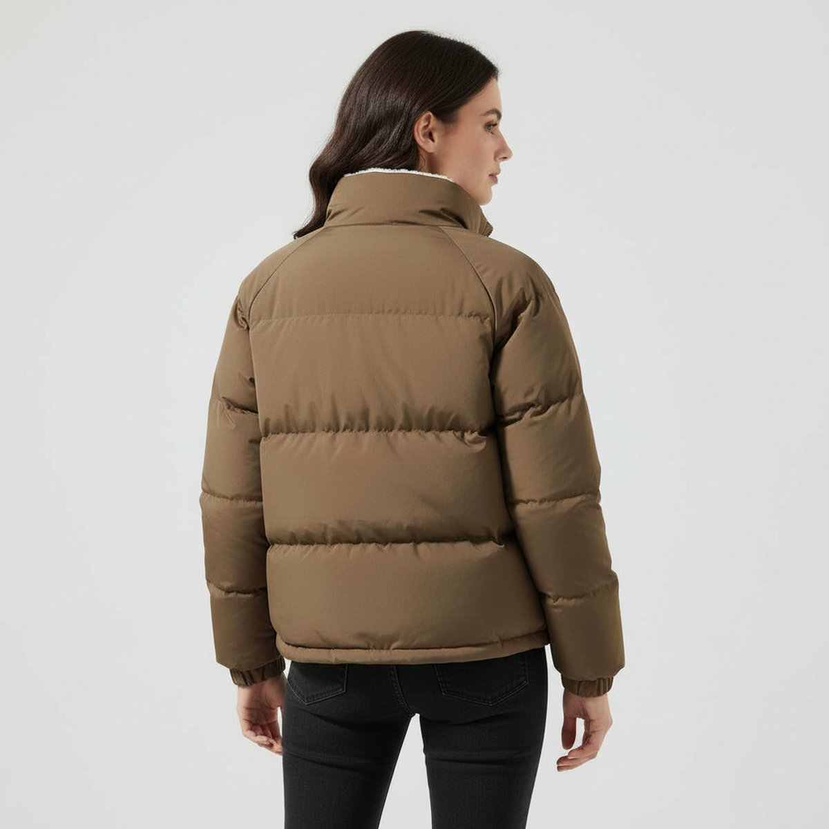 Damen Winterjacke mit Kapuze und weich gefüttertem Innenfutter - J&B - 7 - Jasminaboutique.com
