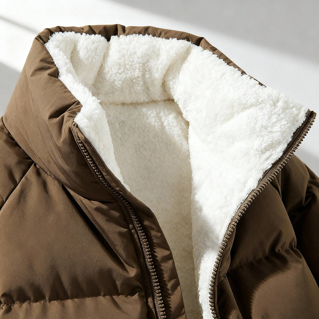 Damen Winterjacke mit Kapuze und weich gefüttertem Innenfutter - J&B - 8 - Jasminaboutique.com