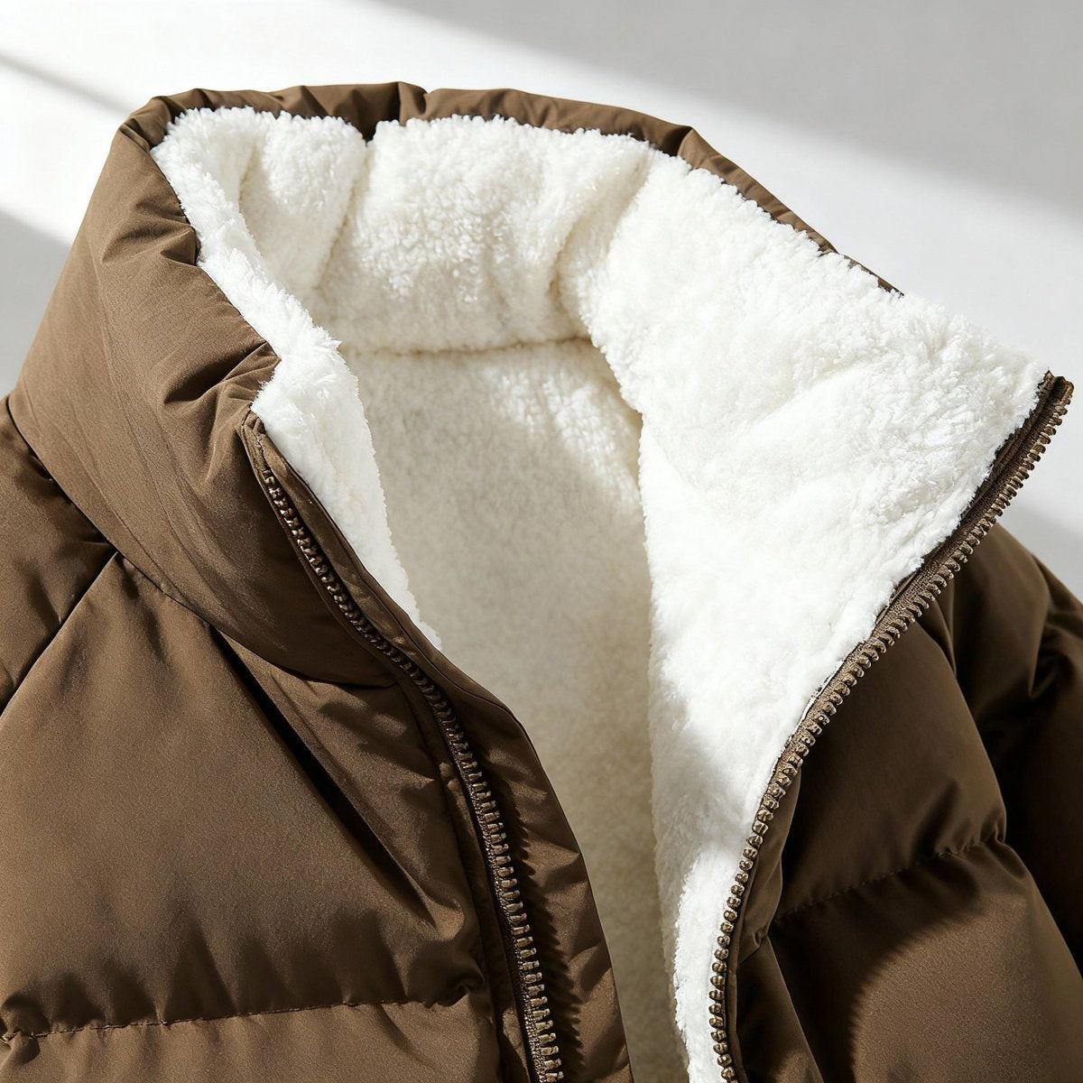 Damen Winterjacke mit Kapuze und weich gefüttertem Innenfutter - J&B - 8 - Jasminaboutique.com