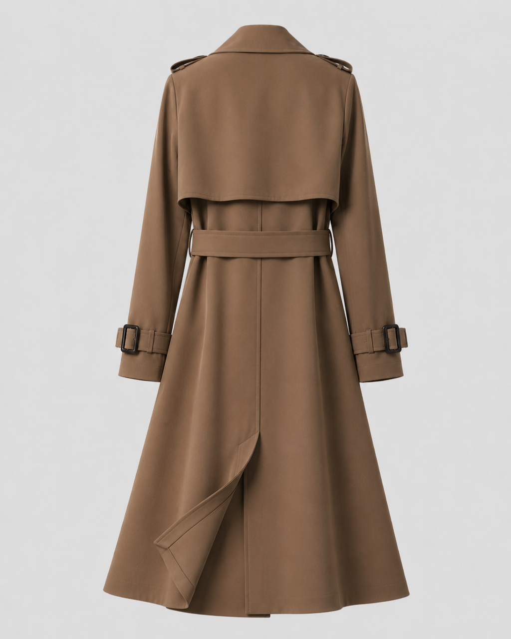 Trenchcoat Damen mit Gürtel und doppelter Knopfleiste - J&B - 6 - Jasminaboutique.com