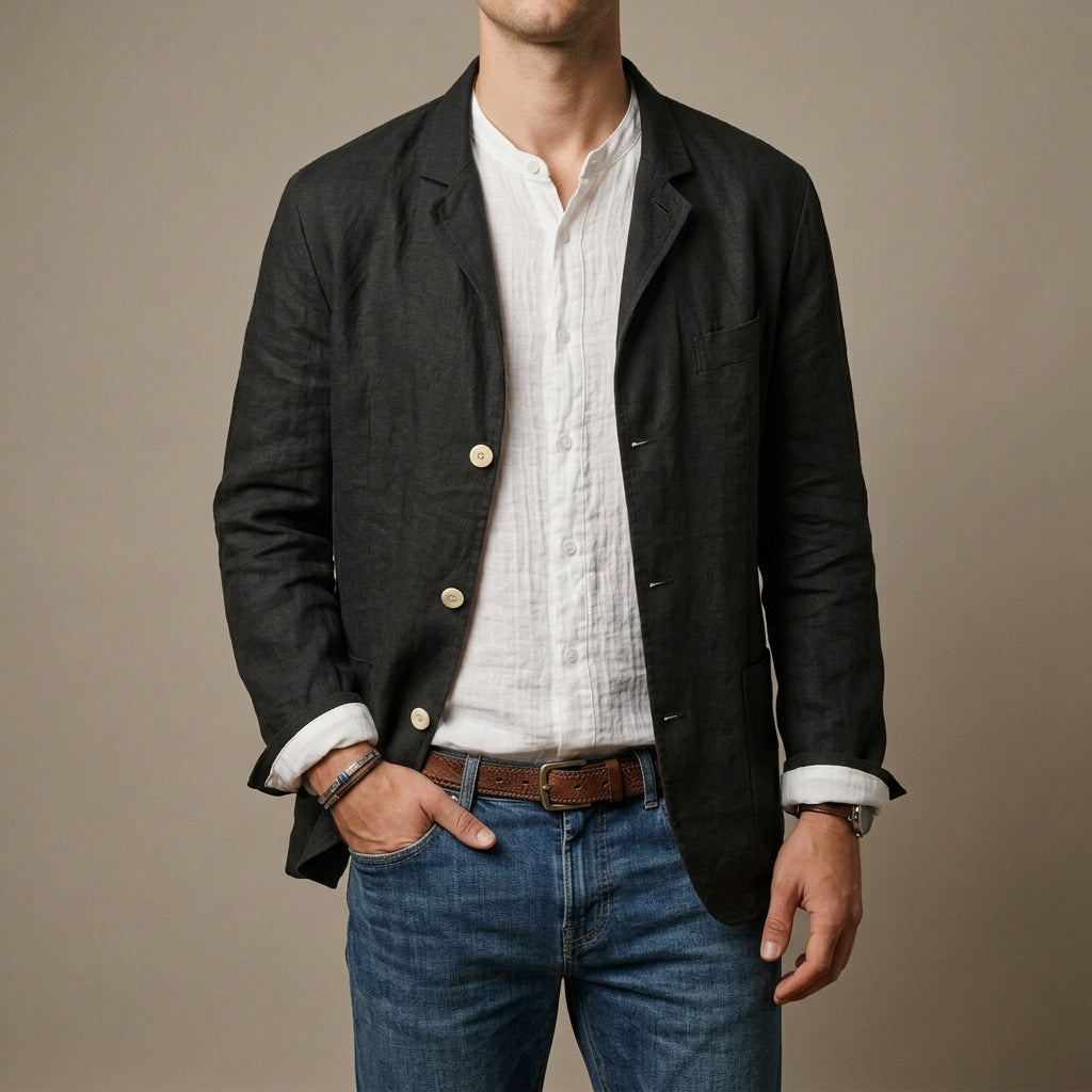 Blazer Herren mit lässigem Schnitt und eleganter Passform - J&B - 1 - Jasminaboutique.com