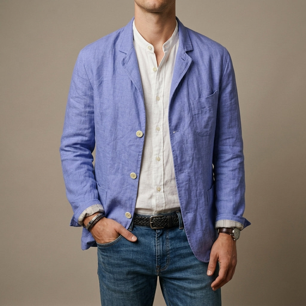 Blazer Herren mit lässigem Schnitt und eleganter Passform - J&B - 3 - Jasminaboutique.com