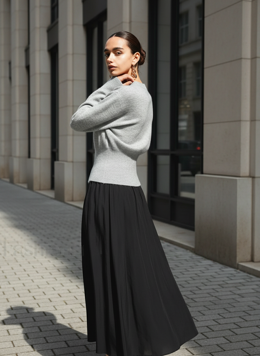 Pullover Damen mit lässigem Schnitt und Zip-Detail - J&B - 5 - Jasminaboutique.com