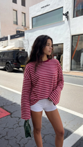 Pullover Damen mit weitem Schnitt und lässigem Look - J&B - 5 - Jasminaboutique.com