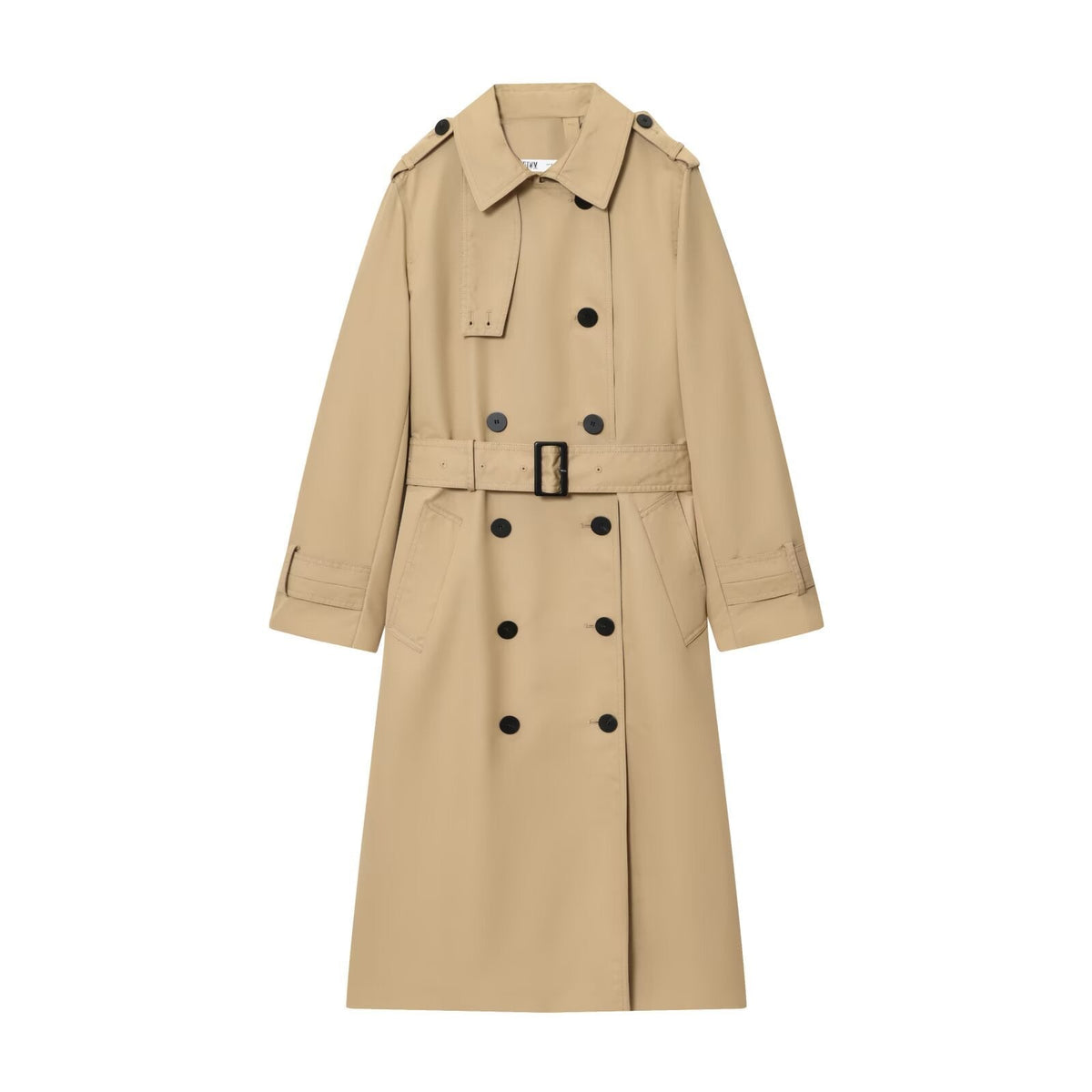 Trenchcoat Damen - Klassischer Schnitt mit Taillengürtel - J&B - 1 - Jasminaboutique.com