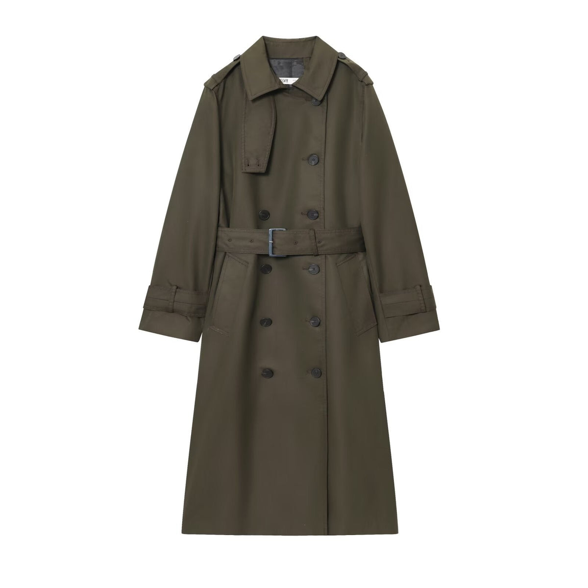 Trenchcoat Damen - Klassischer Schnitt mit Taillengürtel - J&B - 3 - Jasminaboutique.com