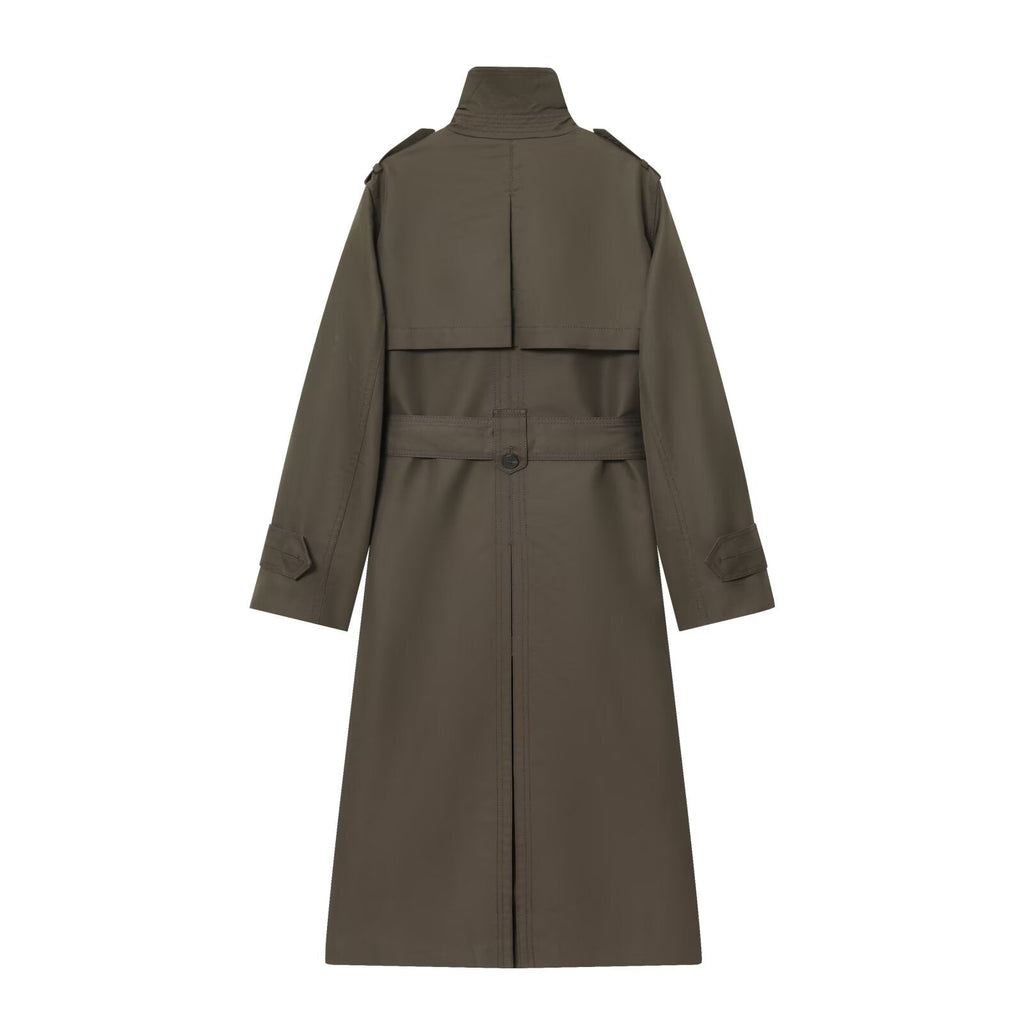 Trenchcoat Damen - Klassischer Schnitt mit Taillengürtel - J&B - 4 - Jasminaboutique.com