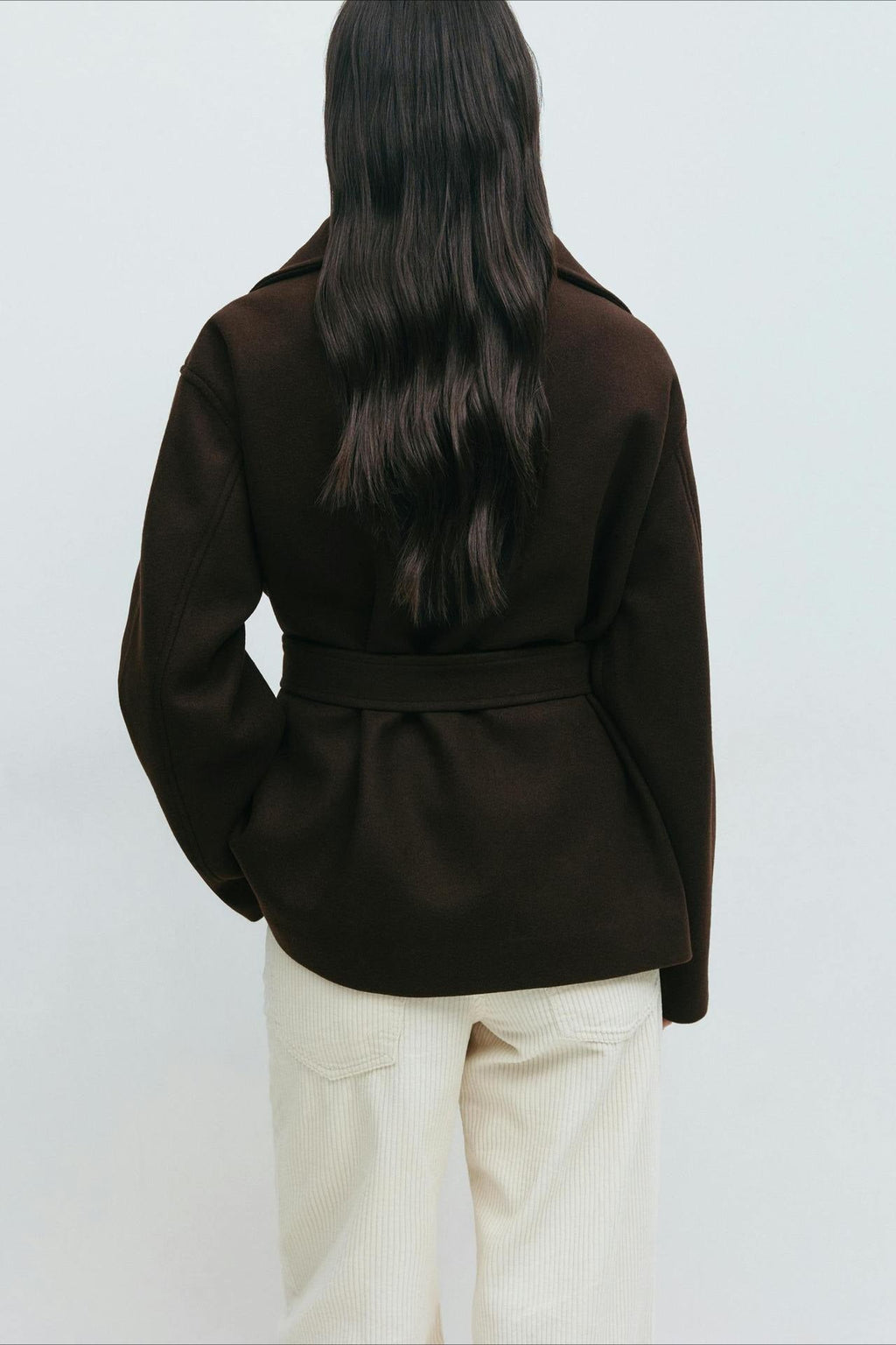 Jacke Damen mit hohem Kragen und Gürtel - J&B - 7 - Jasminaboutique.com