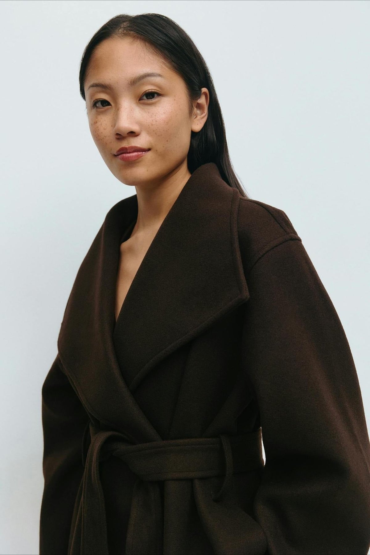 Jacke Damen mit hohem Kragen und Gürtel - J&B - 9 - Jasminaboutique.com