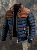 Herren Daunenjacke mit elegantem Schnitt und praktischen Taschen - J&B - 1 - Jasminaboutique.com