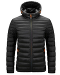 Leichte Herrenjacke mit Kapuze und sportlichem Schnitt - J&B - 1 - Jasminaboutique.com
