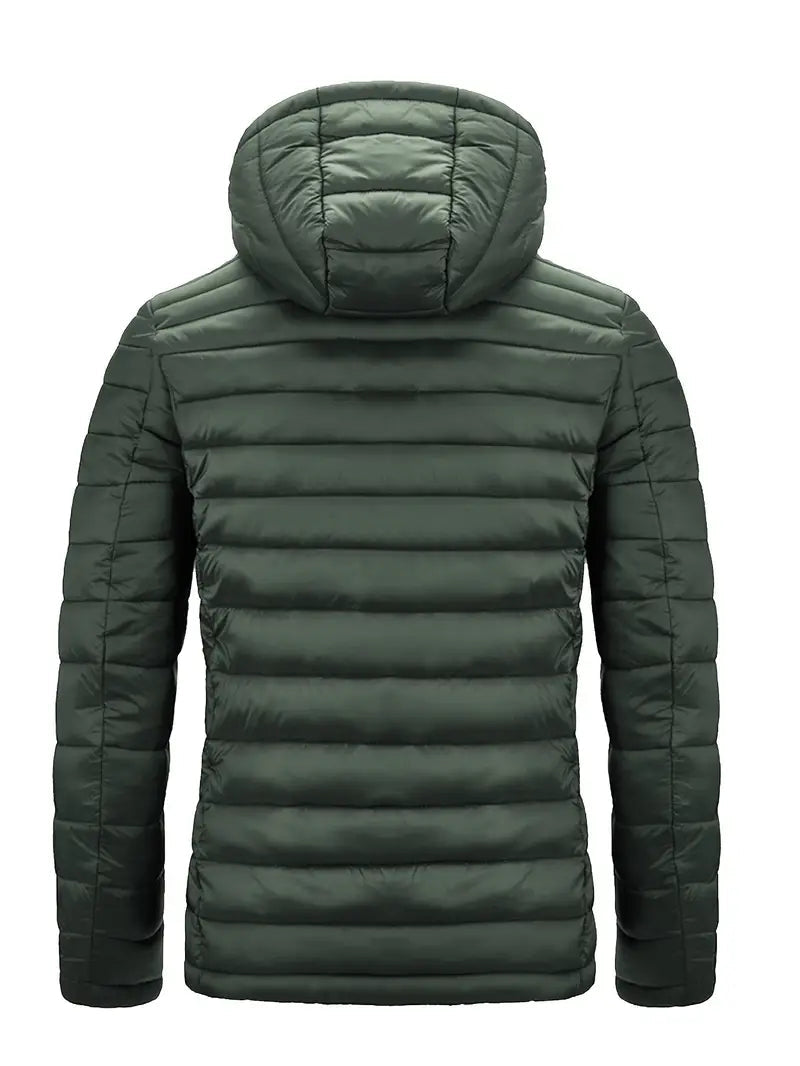 Leichte Herrenjacke mit Kapuze und sportlichem Schnitt - J&B - 9 - Jasminaboutique.com
