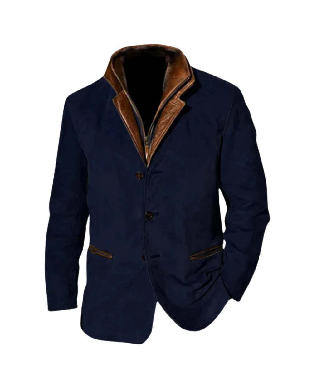 Jacke Herren mit klassischem Schnitt und eleganten Details - J&B - 4 - Jasminaboutique.com