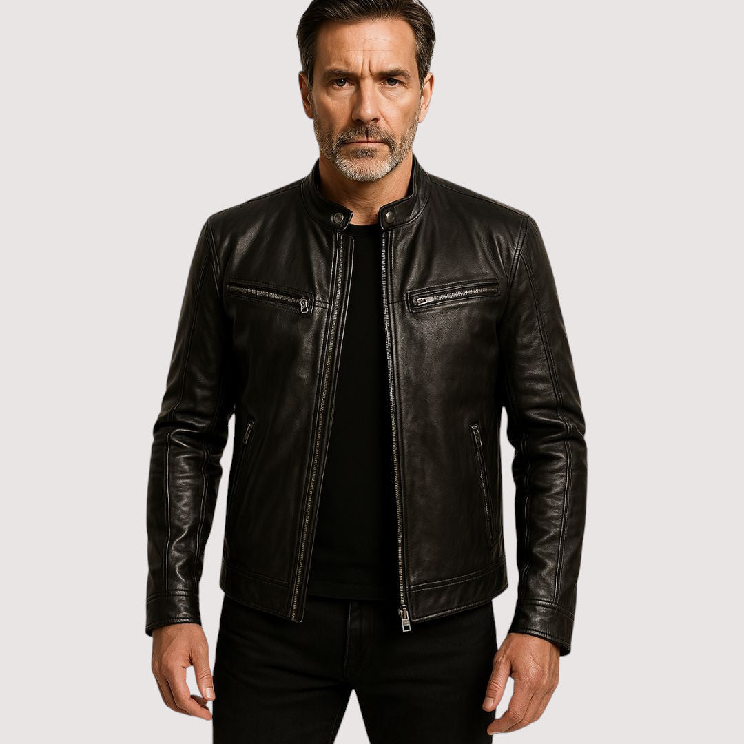 Herren Jacke mit modernem Schnitt und funktionalen Details - J&B - 1 - Jasminaboutique.com