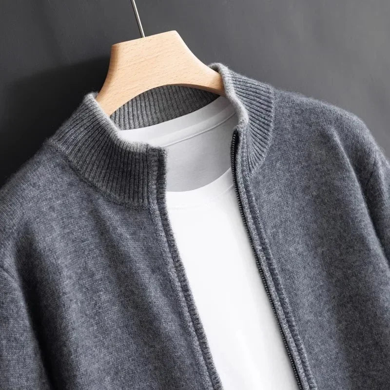 Herren Jacke mit Reißverschluss in klassischem Schnitt - J&B - 4 - Jasminaboutique.com