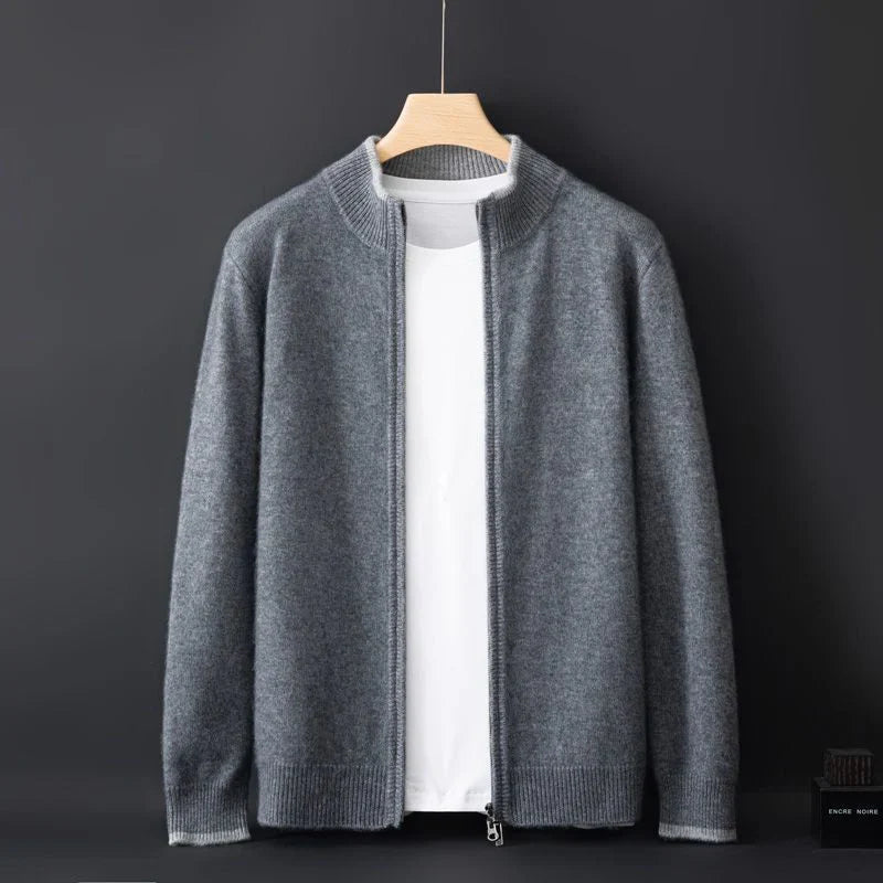 Herren Jacke mit Reißverschluss in klassischem Schnitt - J&B - 5 - Jasminaboutique.com