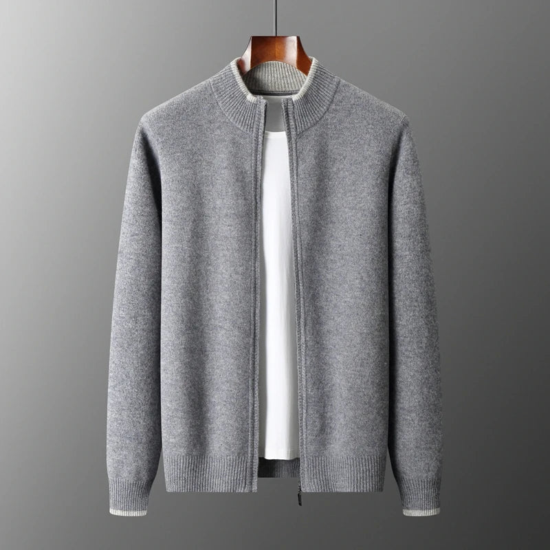 Herren Jacke mit Reißverschluss in klassischem Schnitt - J&B - 6 - Jasminaboutique.com