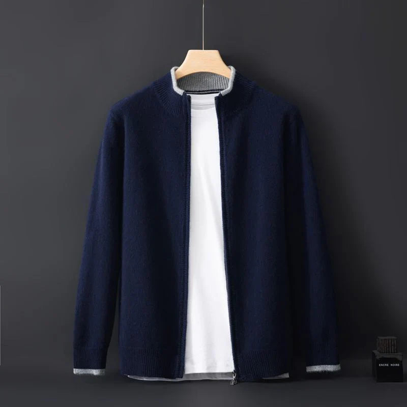 Herren Jacke mit Reißverschluss in klassischem Schnitt - J&B - 7 - Jasminaboutique.com