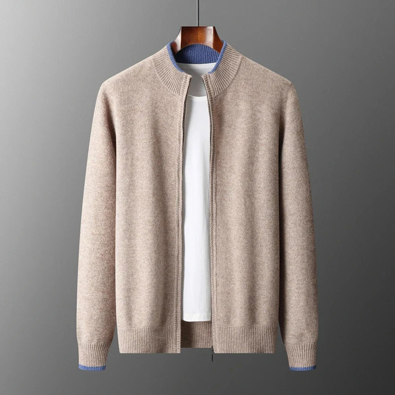 Herren Jacke mit Reißverschluss in klassischem Schnitt - J&B - 9 - Jasminaboutique.com