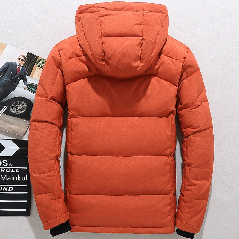 Herren Winterjacke mit abnehmbarer Kapuze und funktionalen Taschen - J&B - 11 - Jasminaboutique.com