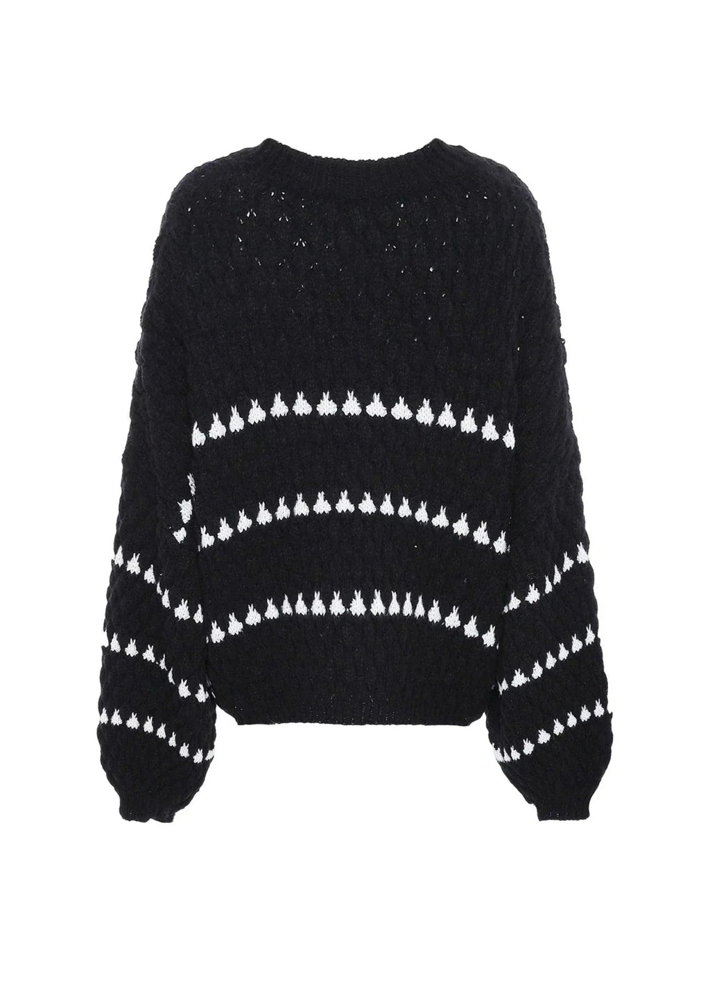 Pullover Damen mit weitem Schnitt und Ballonärmeln - J&B - 10 - Jasminaboutique.com