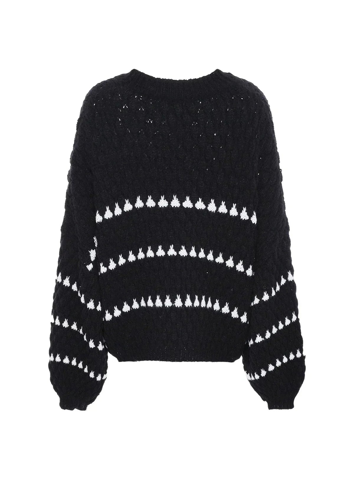 Pullover Damen mit weitem Schnitt und Ballonärmeln - J&B - 10 - Jasminaboutique.com