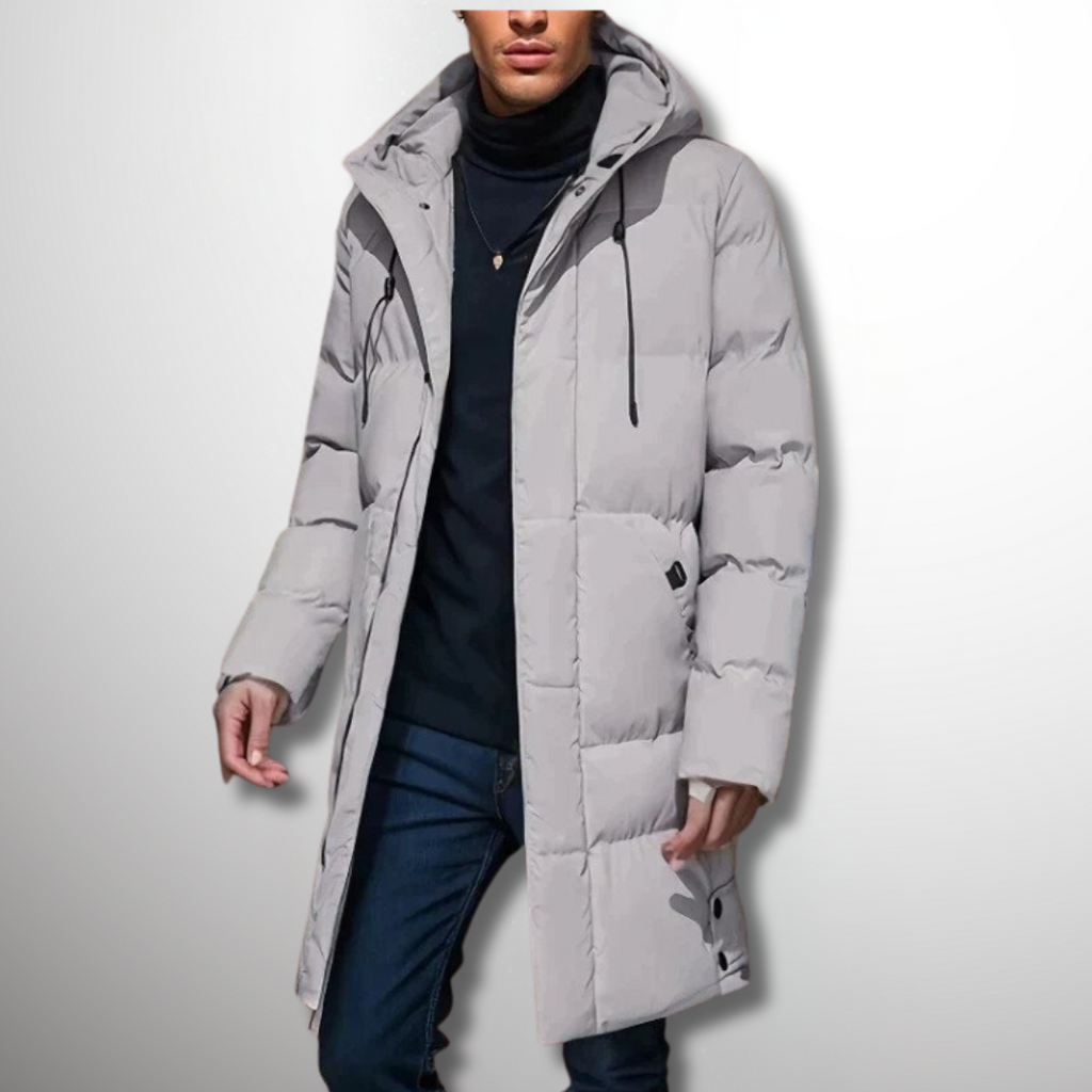 Parka Jacke Herren mit Kapuze und langen Ärmeln - J&B - 1 - Jasminaboutique.com