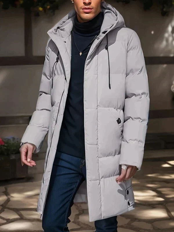 Parka Jacke Herren mit Kapuze und langen Ärmeln - J&B - 2 - Jasminaboutique.com