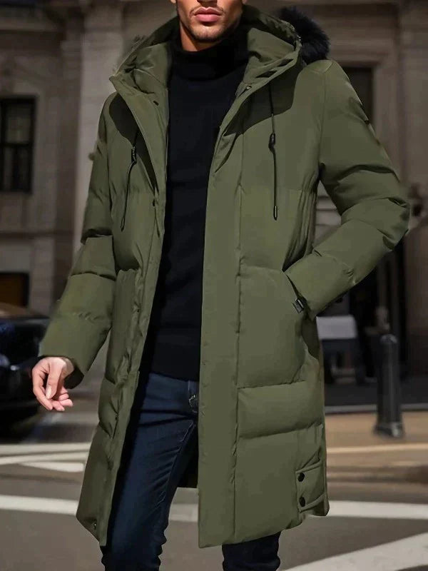 Parka Jacke Herren mit Kapuze und langen Ärmeln - J&B - 6 - Jasminaboutique.com