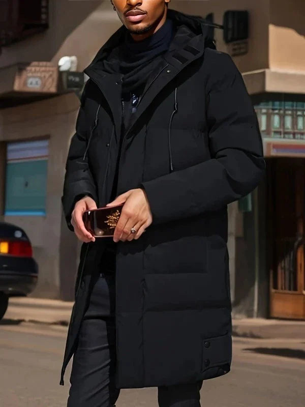 Parka Jacke Herren mit Kapuze und langen Ärmeln - J&B - 8 - Jasminaboutique.com