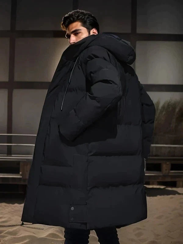 Parka Jacke Herren mit Kapuze und langen Ärmeln - J&B - 10 - Jasminaboutique.com