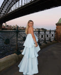 Maxikleid Damen mit schwingendem Schnitt und asymmetrischem Saum - J&B - 1 - Jasminaboutique.com