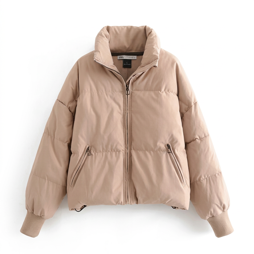 Damen Jacke mit Stehkragen und lässiger Passform - J&B - 6 - Jasminaboutique.com