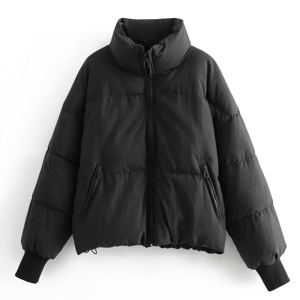 Damen Jacke mit Stehkragen und lässiger Passform - J&B - 7 - Jasminaboutique.com