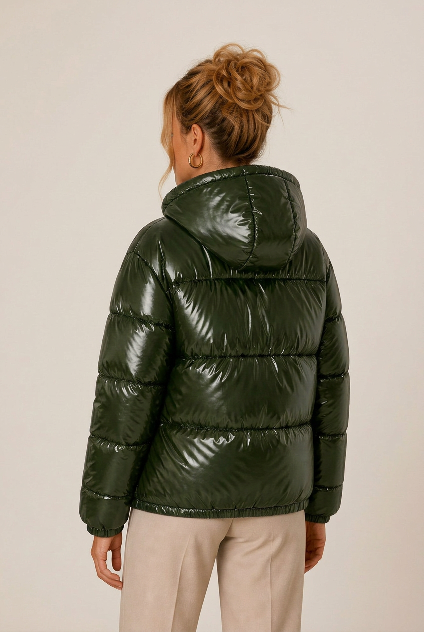 Jacke Damen mit Kapuze und lässiger Passform - J&B - 9 - Jasminaboutique.com
