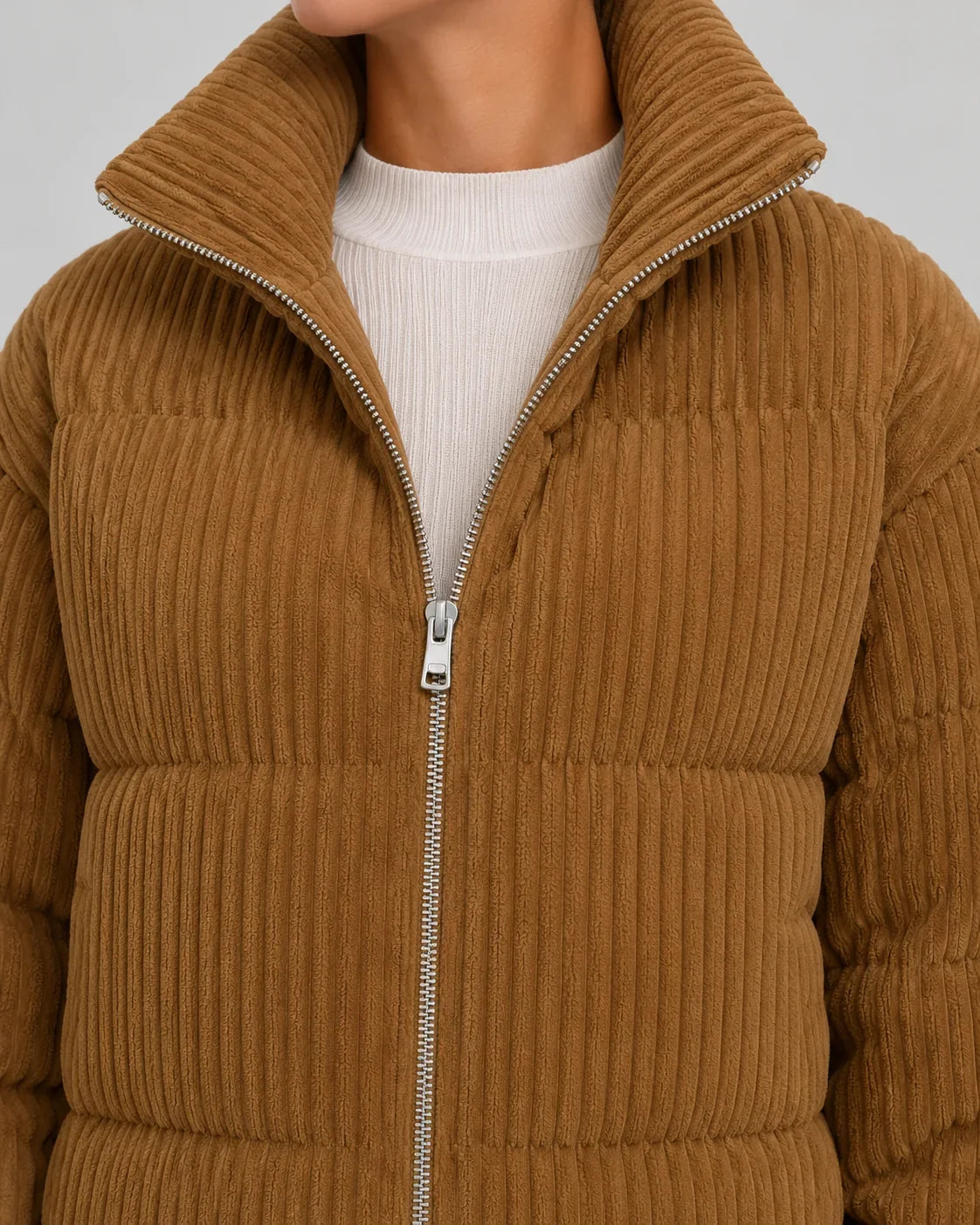 Jacke Damen mit Reißverschluss und Stehkragen - J&B - 6 - Jasminaboutique.com