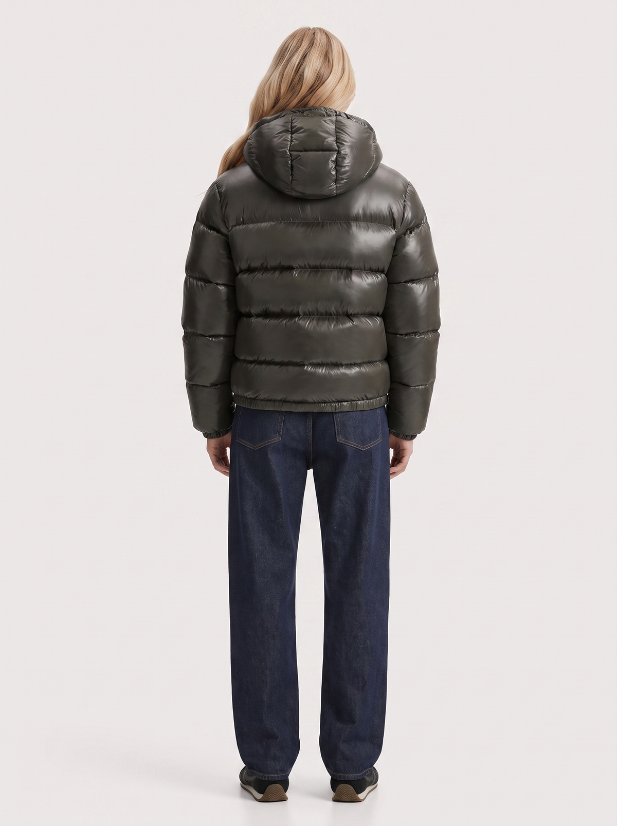 Jacke Damen mit Kapuze und gepolstertem Schnitt - J&B - 5 - Jasminaboutique.com