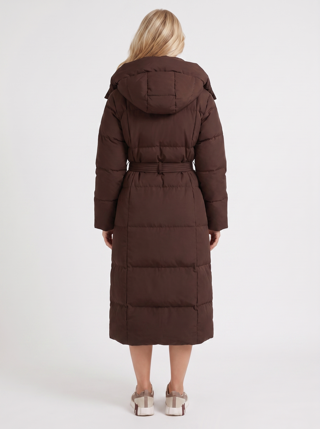 Wintermantel Damen mit Kapuze und langer Silhouette - J&B - 11 - Jasminaboutique.com