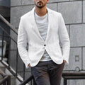 Blazer Herren mit lässigem Schnitt und einreihiger Knopfleiste - J&B - 5 - Jasminaboutique.com
