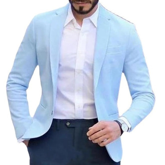 Blazer Herren mit lässigem Schnitt und einreihiger Knopfleiste - J&B - 6 - Jasminaboutique.com