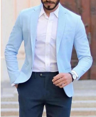 Blazer Herren mit lässigem Schnitt und einreihiger Knopfleiste - J&B - 9 - Jasminaboutique.com