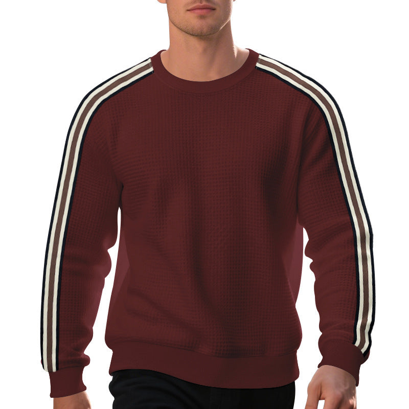 Pullover Herren mit Rundhalsausschnitt und Streifen - J&B - 2 - Jasminaboutique.com