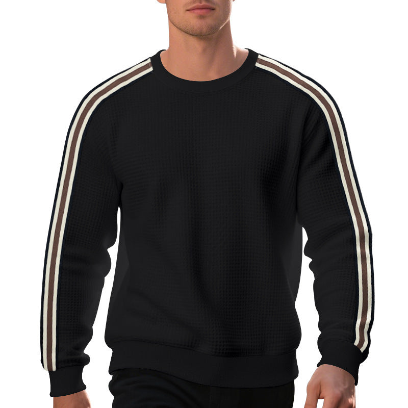 Pullover Herren mit Rundhalsausschnitt und Streifen - J&B - 4 - Jasminaboutique.com