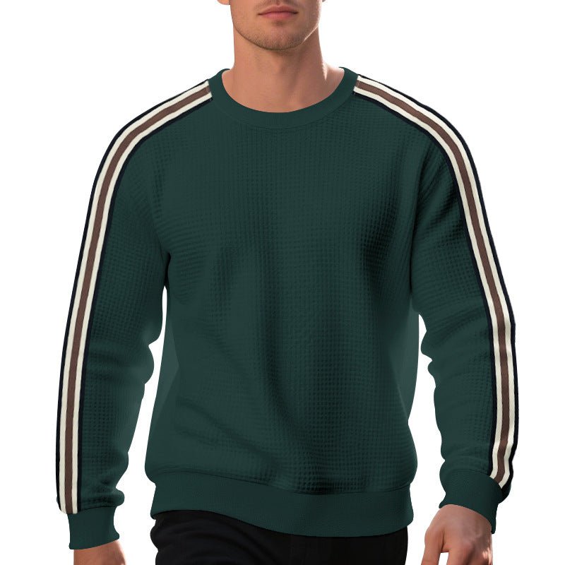 Pullover Herren mit Rundhalsausschnitt und Streifen - J&B - 9 - Jasminaboutique.com
